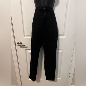 Fashion Nova High Rise Black Jeans